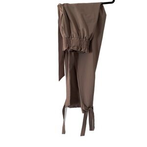 High Wasited Cropped Pants